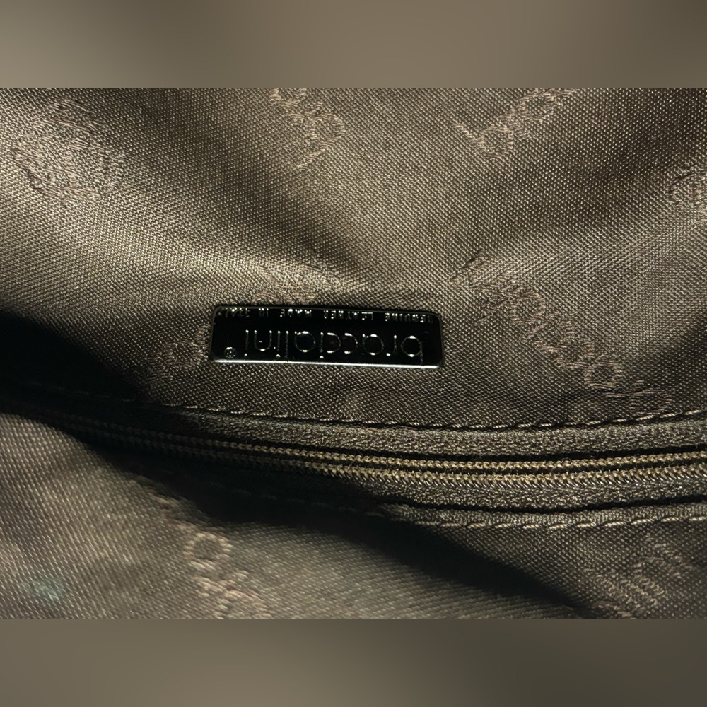 Braccialini Brown Suede Shoulder Bag - Picture 10 of 11
